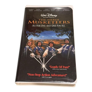 The Three Musketeers VHS 1993 Walt Disney Home Video PG Clamshell NTSC Tape
